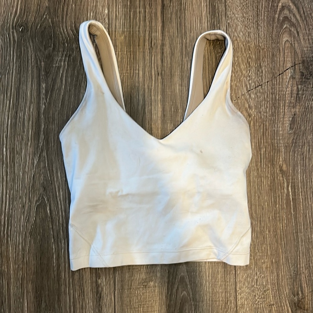 White size 0 lululemon align tank